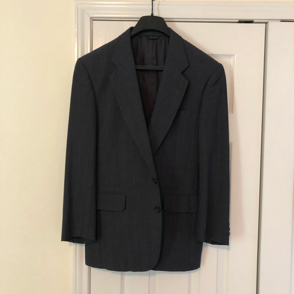 Jos. A. Bank Men’s Blue Plaid Suit 41R